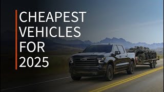 Canada's cheapest vehicles in each segment for 2025 | Driving.ca