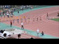 2017福岡県中学選手権〈中2女100m準決勝2組〉