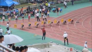 2017福岡県中学選手権〈中2女100m準決勝2組〉