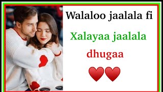 🛑walaloo jaalala fi xalayaa jaalala dhugaa ♥️♥️