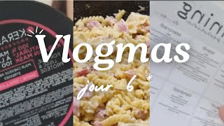 Haul courses + Recette ChatGPT 🍽️ + Calendriers de l’avent 🎄#Vlogmas6