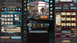 【グラブル】バブイール5層20-1　水マグナ3T(限定キャラないけどゴットフリートが全て)