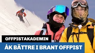 Så åker du skidor i brant offpist