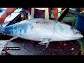 Pemotongan Ikan Tuna segar !! Skill Menakjubkan Om Abbas Potong Ikan Tuna Segar Untuk Warung Makan