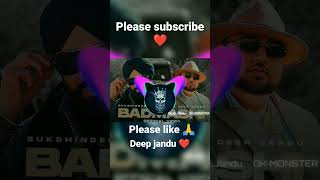 BADMASHI Sukshinder Shinda Ft. Deep Jandu  Remix song  j2ringtone #shorts #viral