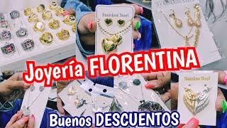 😱TIENDA JOYERÍA FLORENTINA DE ACERO INOXIDABLE/CUARZO/PEDRERÍA DE BUENA CALIDAD Y MUY BARATO CDMX