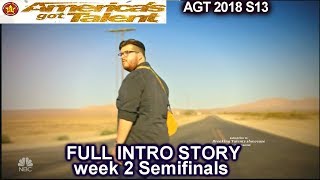 Noah Guthrie On MAKING LIFE CHOICES - FULL INTRO STORY America's Got Talent 2018 Semi-Finals 2 AGT