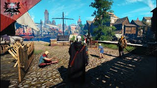 Walking in Novigrad - Witcher 3 Relaxing Music and Ambience