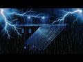 Sleep Fast to Heavy Rain for Sleep on Tin Roof & Thunder | Perfect for Restful & Deep Relaxation