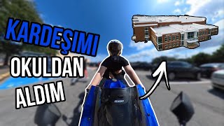 Kardeşimi Motorla Okuldan Aldım | Yamaha R7