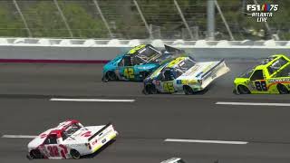 CARSON HOCEVAR CRASH - 2023 FR8 208 NASCAR CRAFTMANS TRUCK SERIES AT ATLANTA