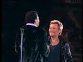 johnny hallyday u0026 lionel richie aussi dur que du bois live sdf 98 vidéo n°106