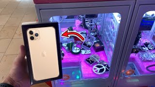 WON KEY to Apple iPhone 11 PRO from Mini Claw Machine Arcade Game!