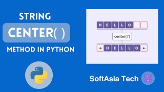 (MM) Mastering String( ) Center Method in Python