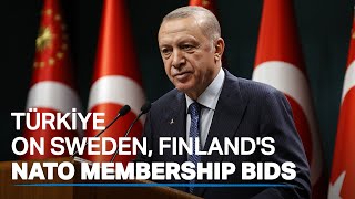 Erdogan speaks on Sweden and Finland’s NATO membership bids