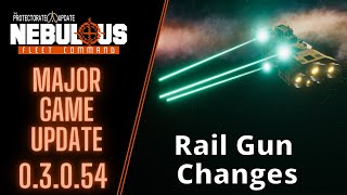 Railguns and Mass Drivers | Major Update | NEBULOUS: Fleet Command