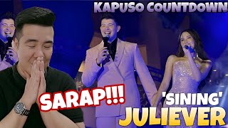 JULIEVER | Julie Anne and Rayver sings ''Sining'' at the Kapuso Countdown to 2025 | New Year Special