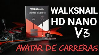 PROBAMOS LA CÁMARA PARA CARRERAS DE WALKSNAIL: AVATAR HD NANO KIT V3