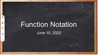 Function Notation Day 2