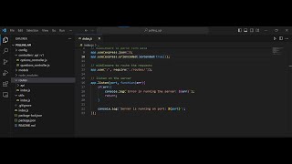 Polling System API using Node.js