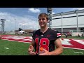 Ohio State's Will Howard at the Buckeyes' Special Skills Camp