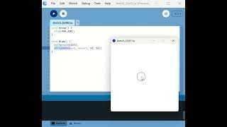Processing Tutorial - 8 ~ Circle follows your mouse using Processing with Kajal Khatri