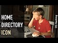 OS hacking: A special icon for the home directory