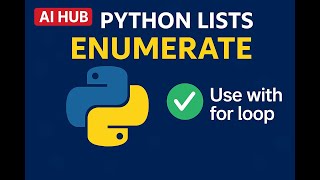 Python List | Video 6 | Enumerate function |