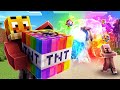 Ich zünde das Minecraft REGENBOGEN TNT!