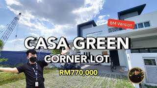 RM770k sje dapat CORNER LOT?! 33x90ft @ Casa Green 2-Storey - Siap Renovated | Cybersouth