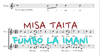 5. MISA TAITA || FUMBO LA IMANI || MUSIC SHEET