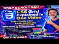 CSS Grid Columns Positioning | grid-column-start & grid-column-end Tutorial-  5 - ChiPi Technologies