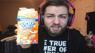 Jev Tries ORANGE SODA FLAVORED POPTARTS (FOOD REVIEW)