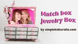 How to make a MATCHBOX JEWELLERY DRAWERS - simplekidscrafts