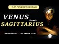 Technical Breakdown | Venus Transit in Sagittarius | 7th November - 2nd December | Punneit