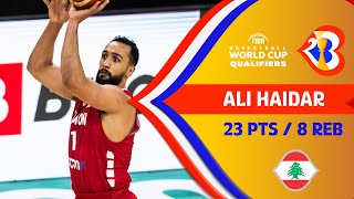 Ali Haidar hit BIG 23 POINTS | #FIBAWC 2023 Qualifiers