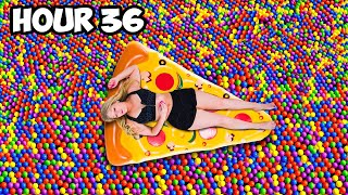 I Spent 50 Hours Trapped in a Ball Pit Pool!