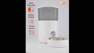 Revolutionise Pet Care with Petwiz 4L Automatic Pet Feeder White