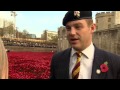 5 News meets one of the last people to plant a ceramic poppy at the Tower of London display