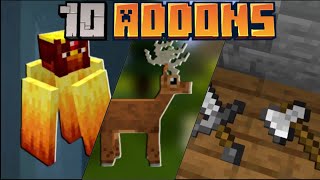 10 ADDONS MINECRAFT PE 1.20 (bedrock edition)