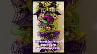 DIY Mardi Gras Swag | Mardi Gras #mardigras #louisiana #diy #craft