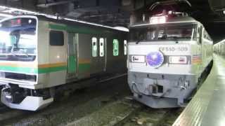 E26系　寝台特急カシオペア札幌行き　上野駅発車