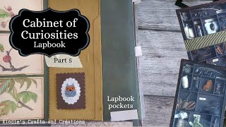 🍁 Pt 5 adding lapbook pockets in my Botanist Cabinet of Curiosities Junk Journal