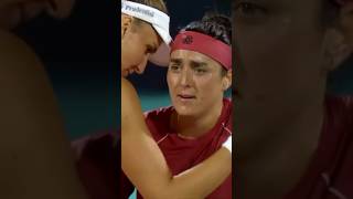 Haddad Maia Defeats Jabeur #abudhabi #tennis #woman