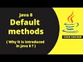 Why default method in Java 8 || Default method || (Most Asked  Interview Question) | Code Decode