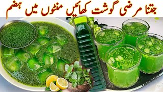 Viral Mint Podina Sharbat Recipe 2025🔥Best Summer Refreshing Drink Recipe| Nimbu Podina Sharbat🍋