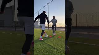 Passing with footballer Davit Manoyan⚽️🔥 #football #shorts