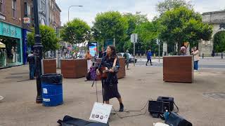 Stunninng Emmeline Gracie Performing Wings [Birdy], Grafton Street, Dublin  