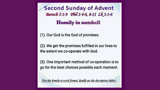 8.12.24  Second Sunday of Advent | Rev. Fr. J Maria Antony's Homilies