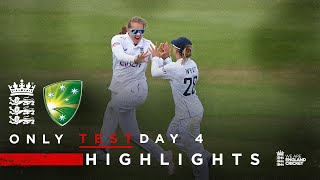 Thrilling Final Day In Store! | Highlights - England v Australia Day 4 | LV= Insurance Women’s Test